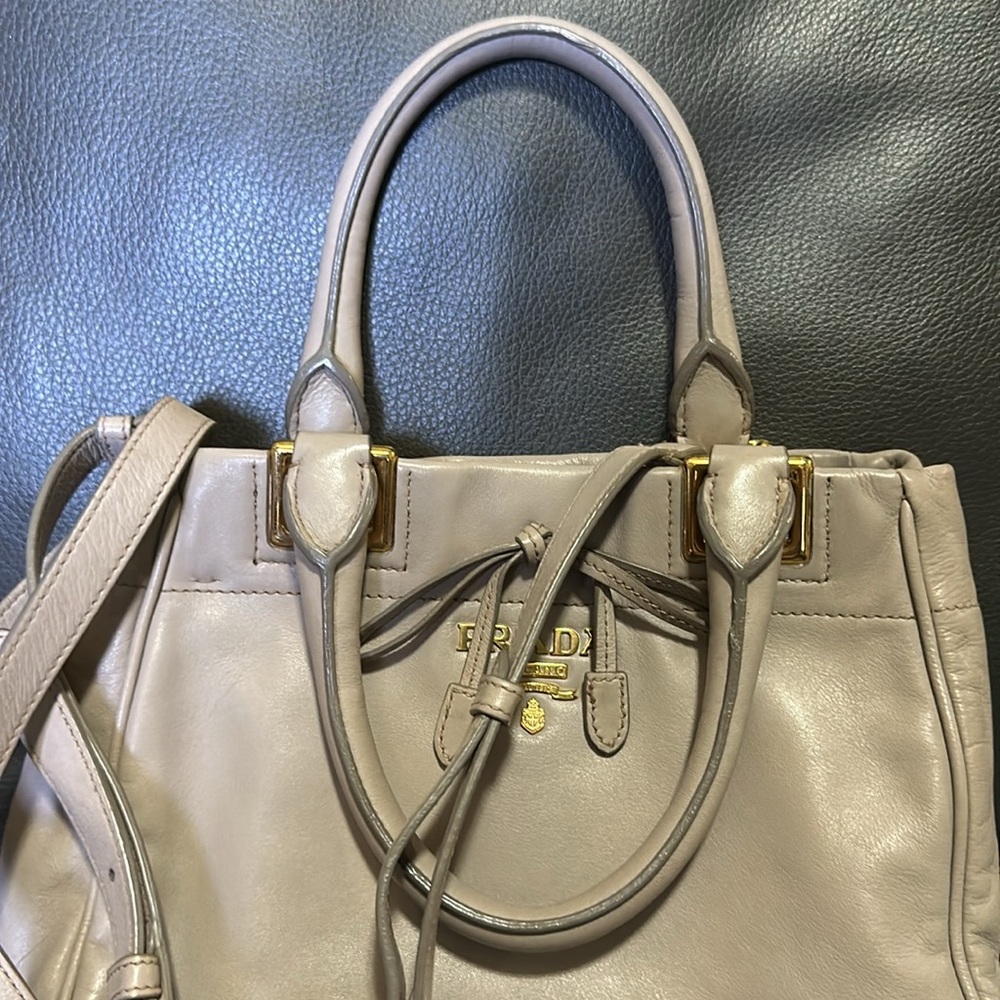 PRADA Vitello Soft Leather Satchel - Picture 5 of 16